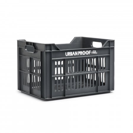 Recycled Bicycle Crate 30 L - asgrijs