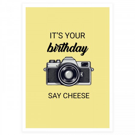 Verjaardag Say Cheese