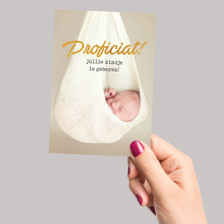 Geboorte Proficiat jullie kindje is geboren