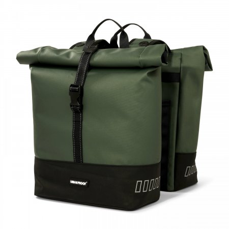 Double Rolltop Bag 38 L - Green