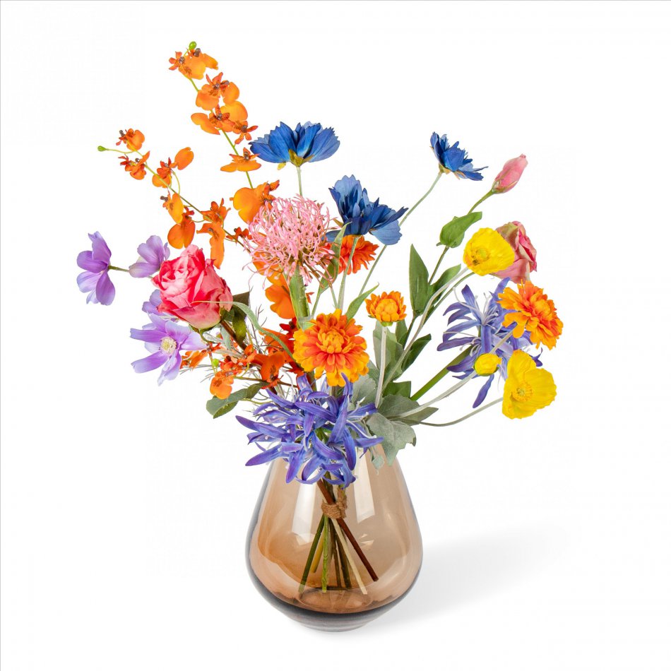 Kleurrijke Vreugde - Zijden Boeket