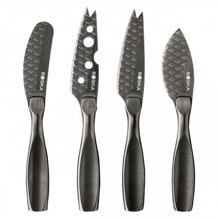 Cheese Knife Set Small Monaco+ Black