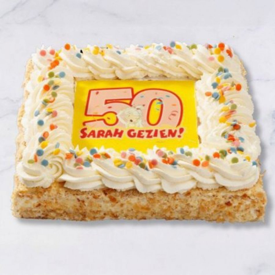 Sarah slagroomtaart 20 personen