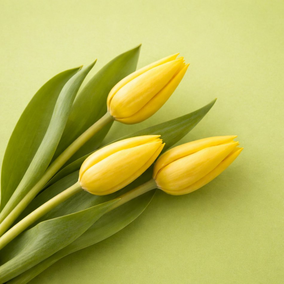 Tulpen Geel brievenbus