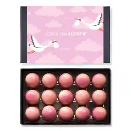 Geboorte Bonbons Roze 15 stuks