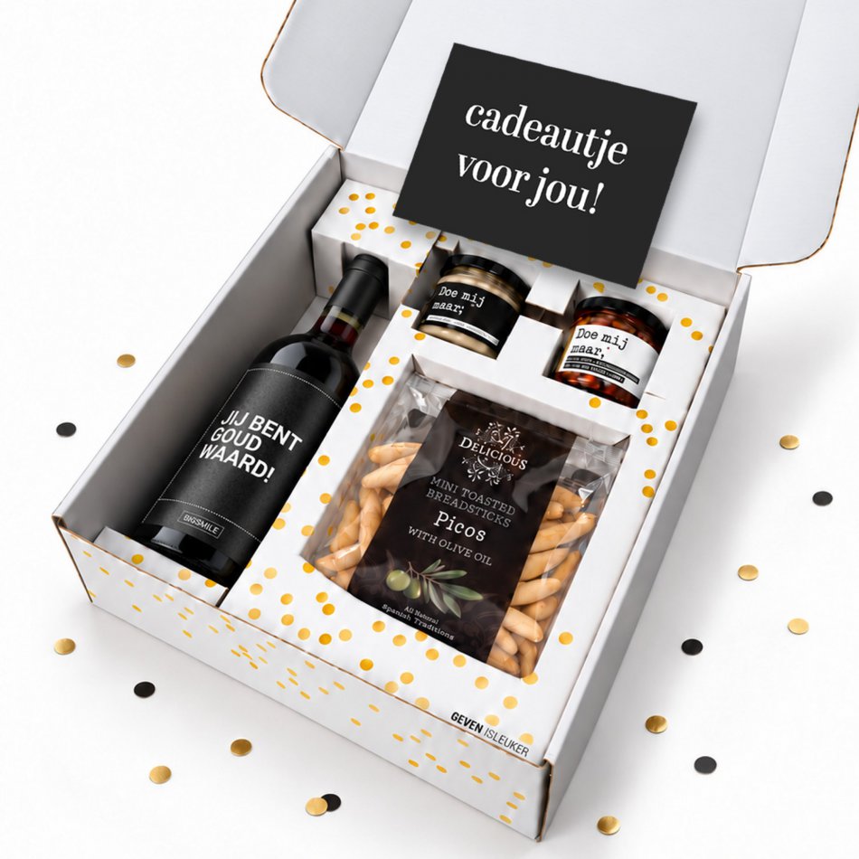 Borrelbox Goud Waard - NIEUW